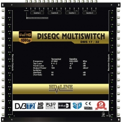 HD-LINE PRO MULTISWITCH 17/32 - 4SAT - 1TER / 32DEMOS 