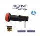 HD-LINE LNB twin pro 62db - 0.1DB - 1 tête parabole 2 sorties