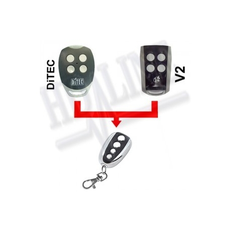 Télécommande V2 PHOX4-433 à 4 boutons pour porte de garage